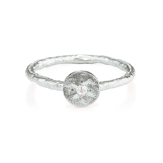 Anatoli Collection Petite White Sapphire Ring