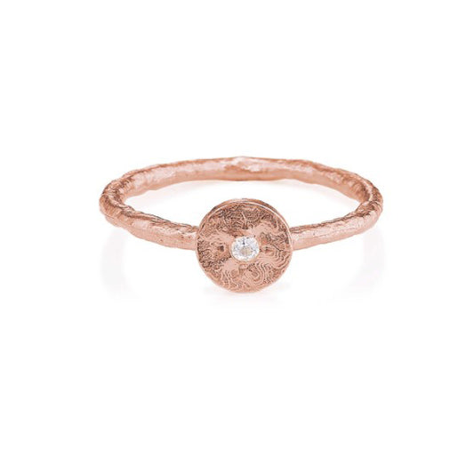 Anatoli Collection Petite White Sapphire Ring