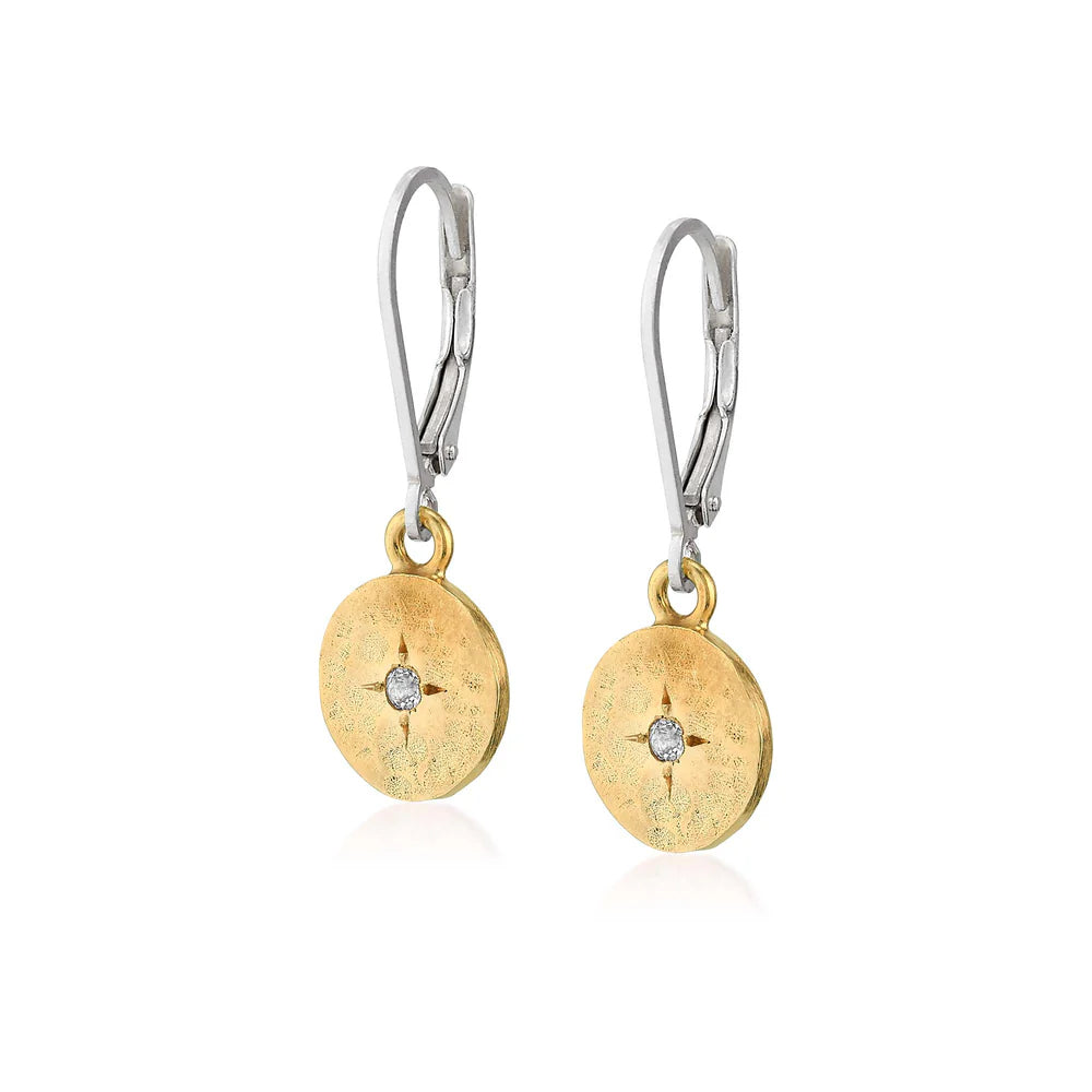Anatoli Collection White Sapphire Earrings