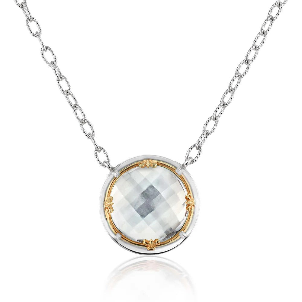 Anatoli Collection Round Rock Crystal Pendant