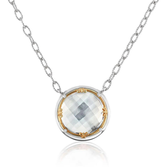 Anatoli Collection Round Rock Crystal Pendant