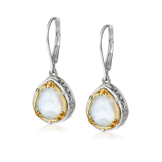 Anatoli Collection Teardrop Mother of Pearl Earrings