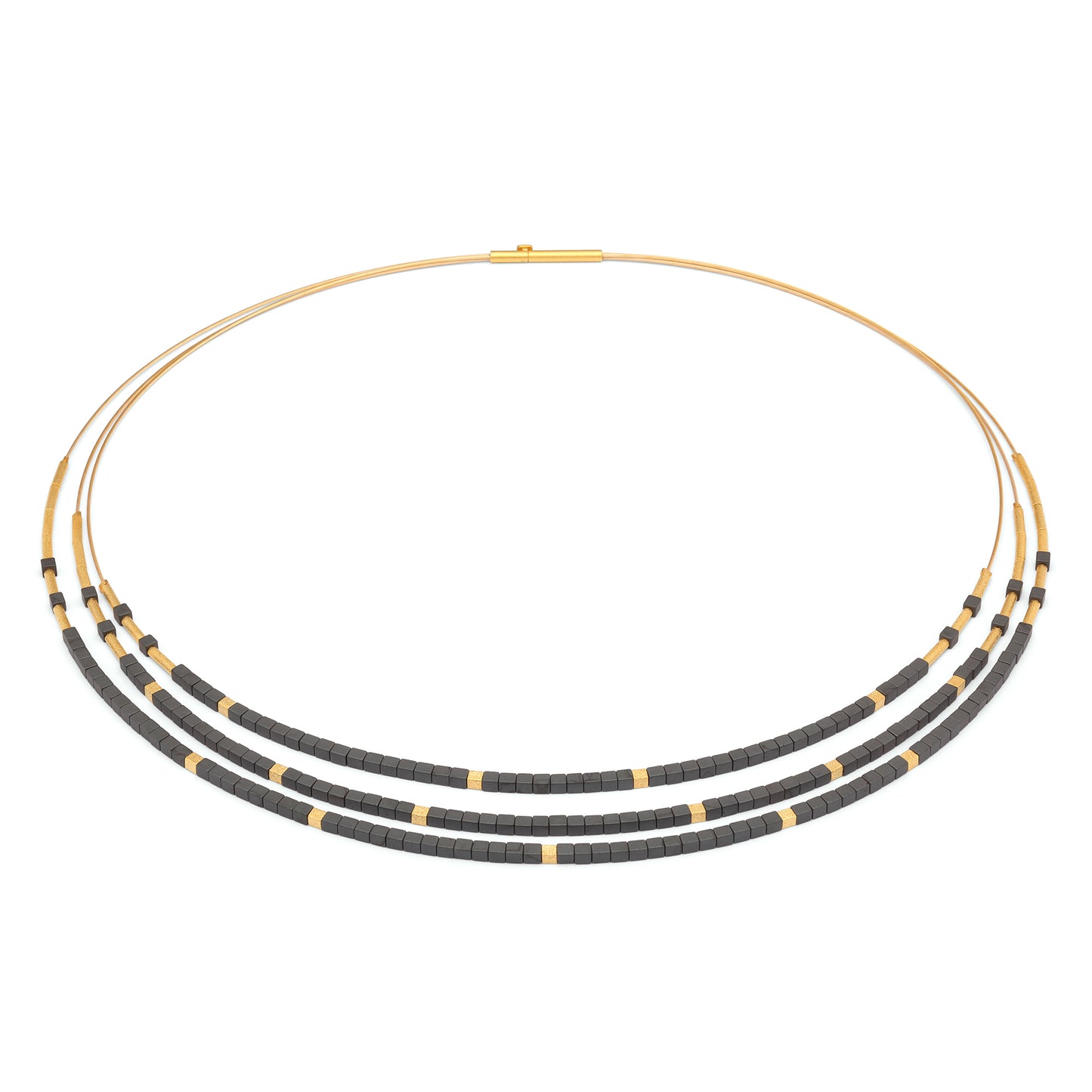 Bernd Wolf Collection "Cubaleni" Hematite Necklace
