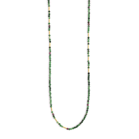 Bernd Wolf Collection "Landelon" Ruby-Zoisite Necklace