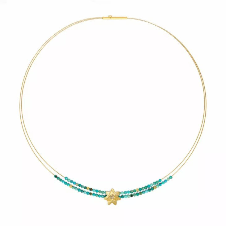 Bernd Wolf Collection "Hortana" Turquoise Necklace