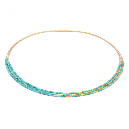 Bernd Wolf Collection "Clina" Turquoise Necklace