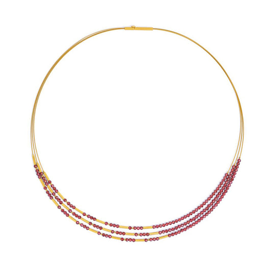 Bernd Wolf Collection "Clini" Garnet Necklace