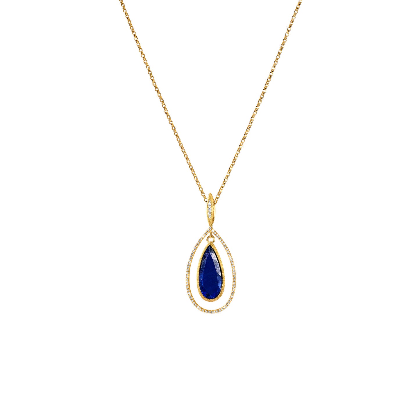 Bernd Wolf Collection "Venezo" Blue Lapis Necklace (Lg)