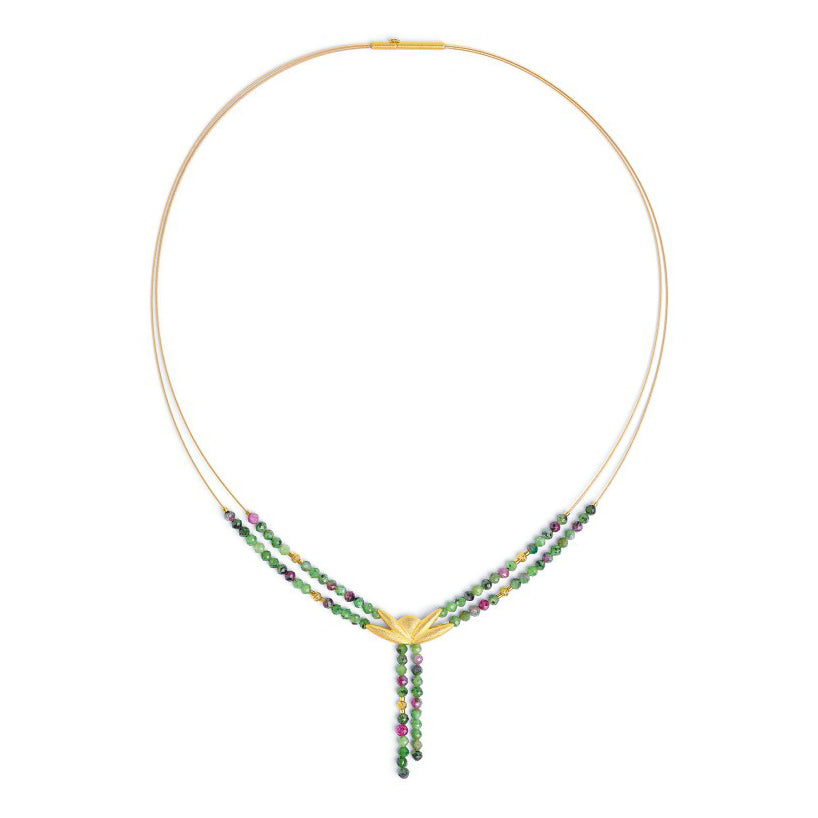 Bernd Wolf Collection "Yvenso" Ruby Zoisite Necklace