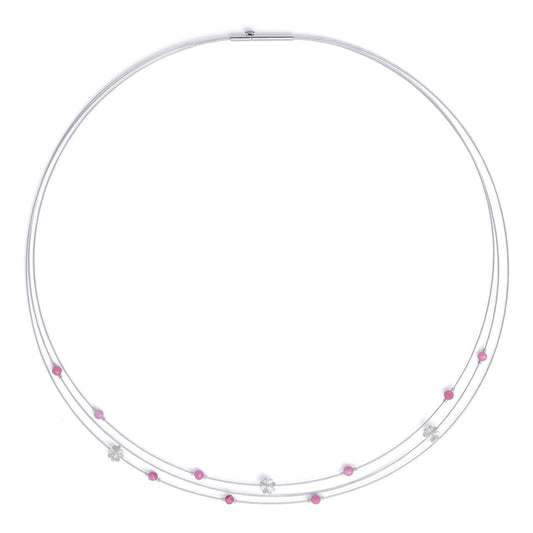 Bernd Wolf Collection "Kleefacena" Pink Tourmaline Necklace