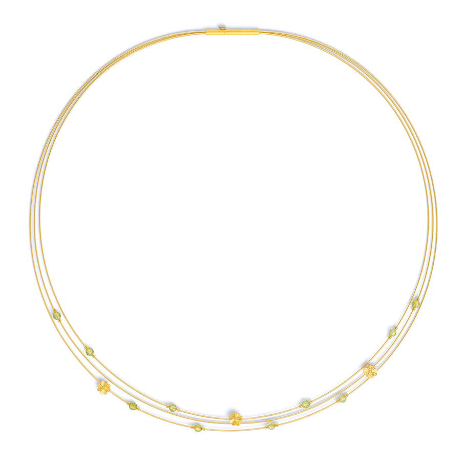 Bernd Wolf Collection "Kleefacena" Peridot Necklace
