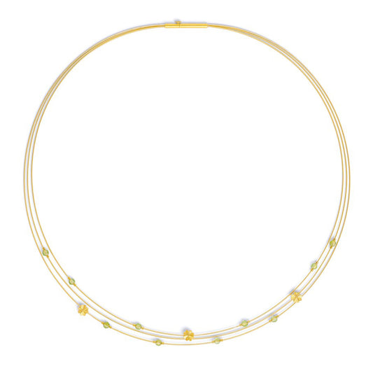 Bernd Wolf Collection "Kleefacena" Peridot Necklace