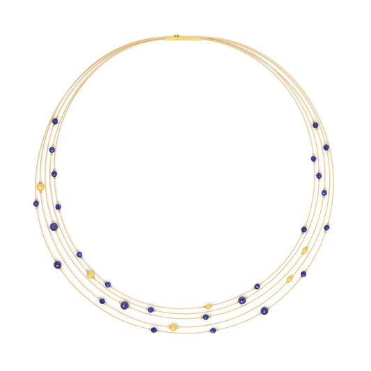 Bernd Wolf Collection "Planety" Lapis Necklace