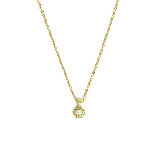 Bernd Wolf Collection "Areinia" Pearl & CZ Pendant