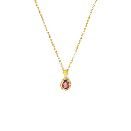 Bernd Wolf Collection "Antoinette" Garnet Necklace