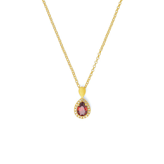 Bernd Wolf Collection "Antoinette" Garnet Necklace