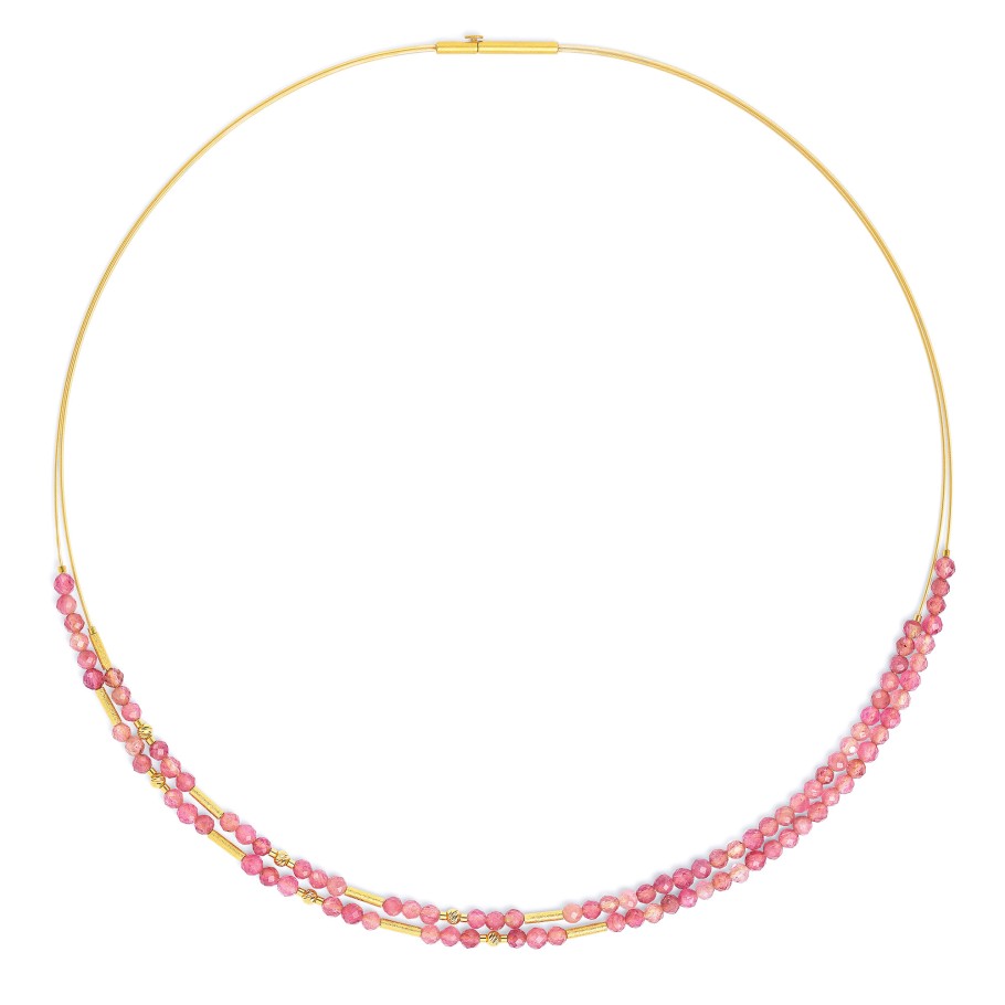 Bernd Wolf Collection "Clinifee" Pink Tourmaline Necklace