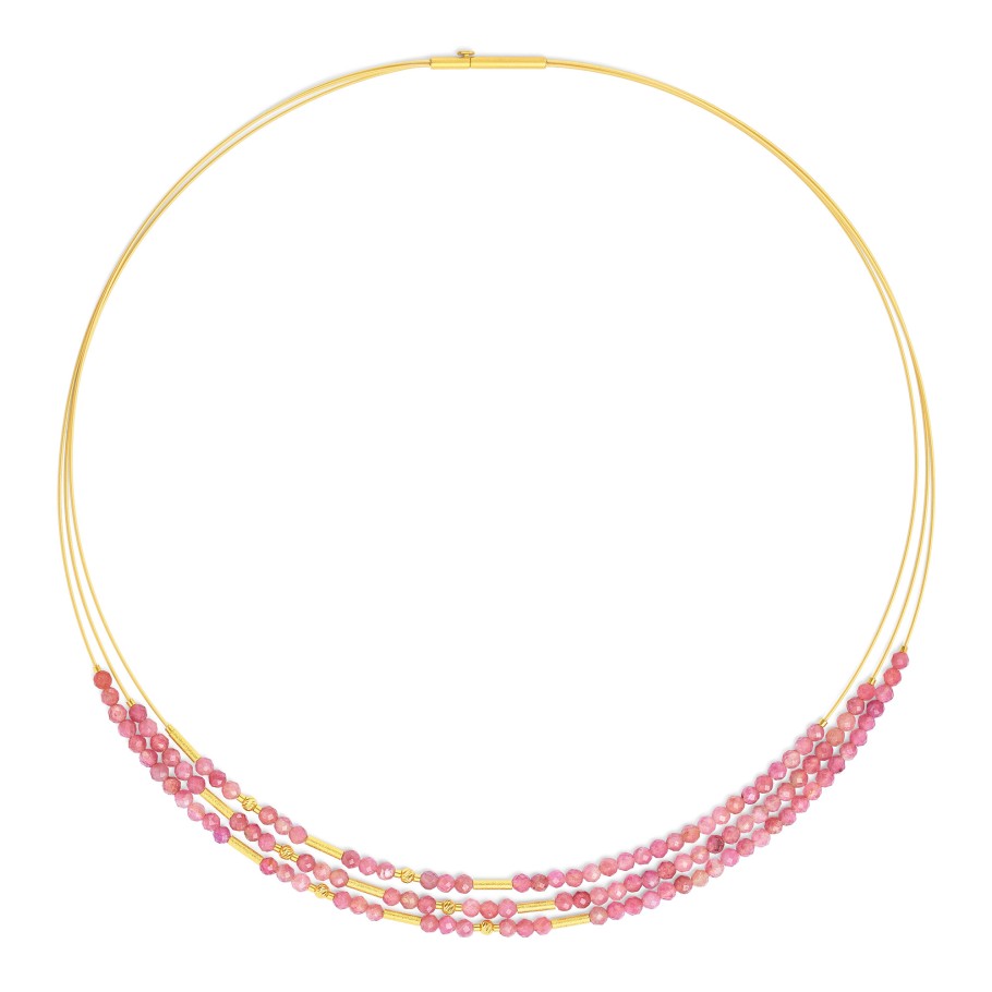 Bernd Wolf Collection "Clinifa" Pink Tourmaline Necklace