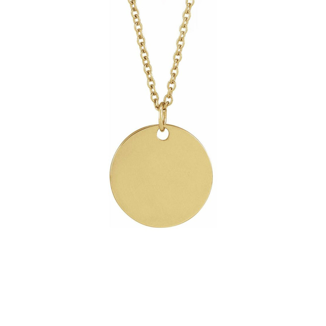 Birth Flower Necklace - 14K Yellow Gold September Morning Glory