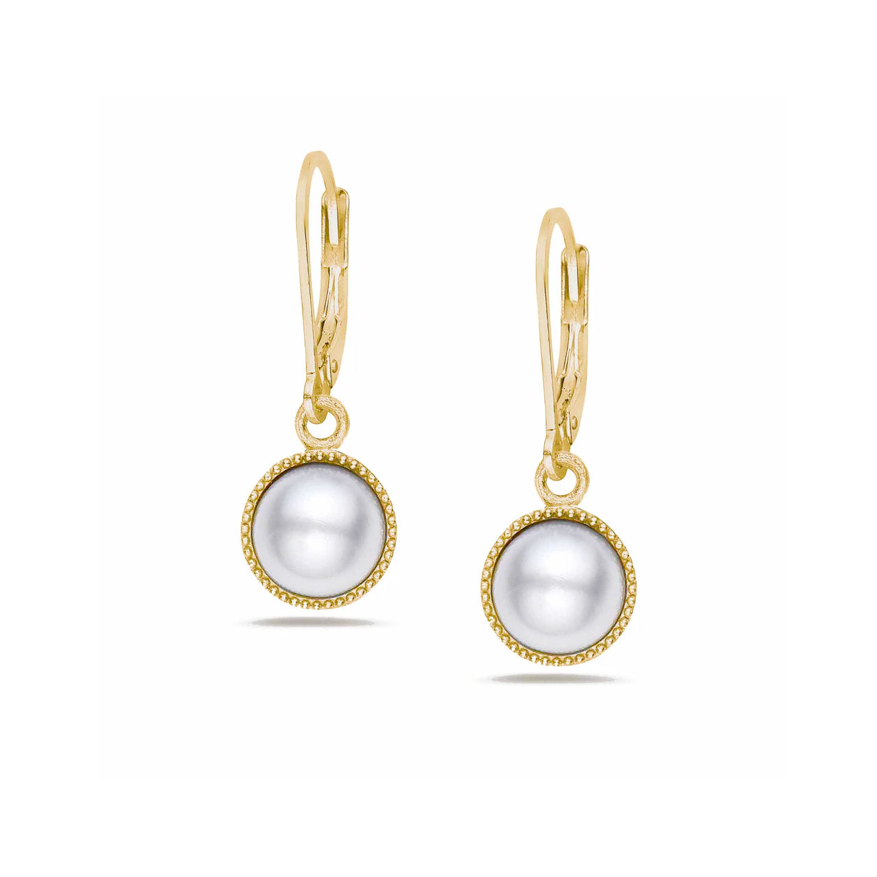 Anatoli Collection Vermeil Freshwater Pearl Earrings