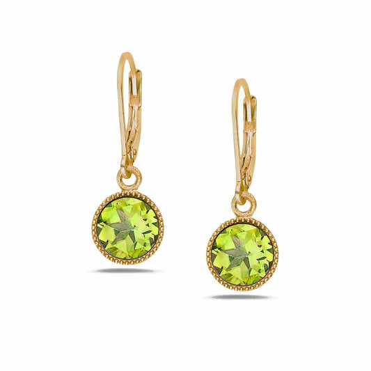 Anatoli Collection Vermeil Peridot Earrings