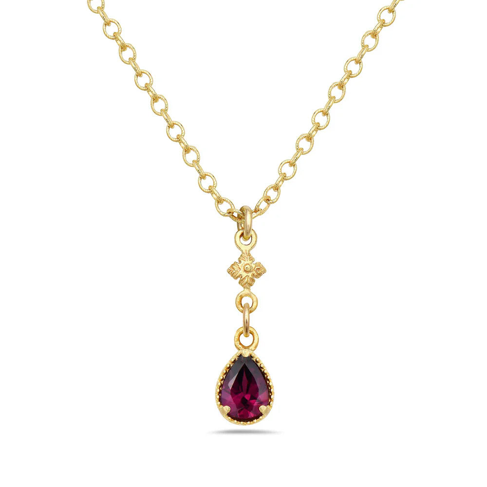 Anatoli Collection Rhodolite Garnet Vermeil Necklace