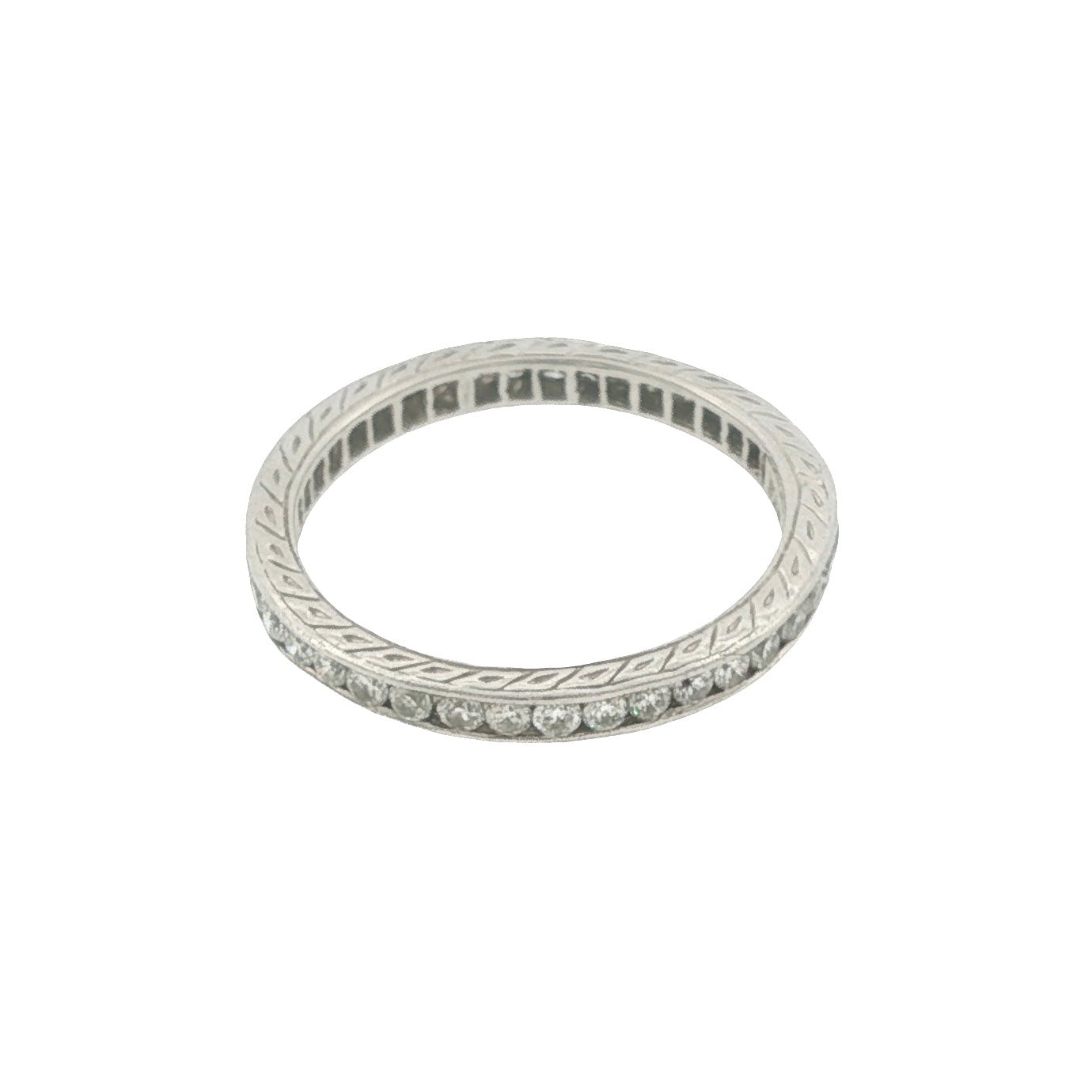 Estate Collection Platinum Diamond Eternity Band