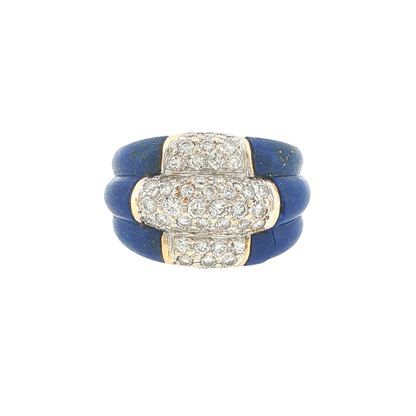 Estate Collection Lapis & Diamond Cocktail Ring