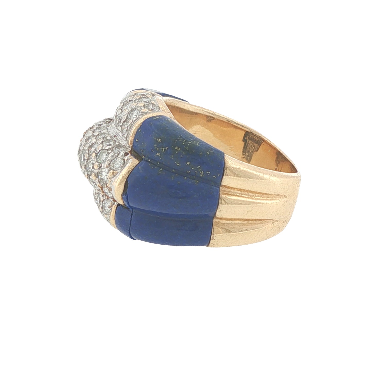 Estate Collection Lapis & Diamond Cocktail Ring