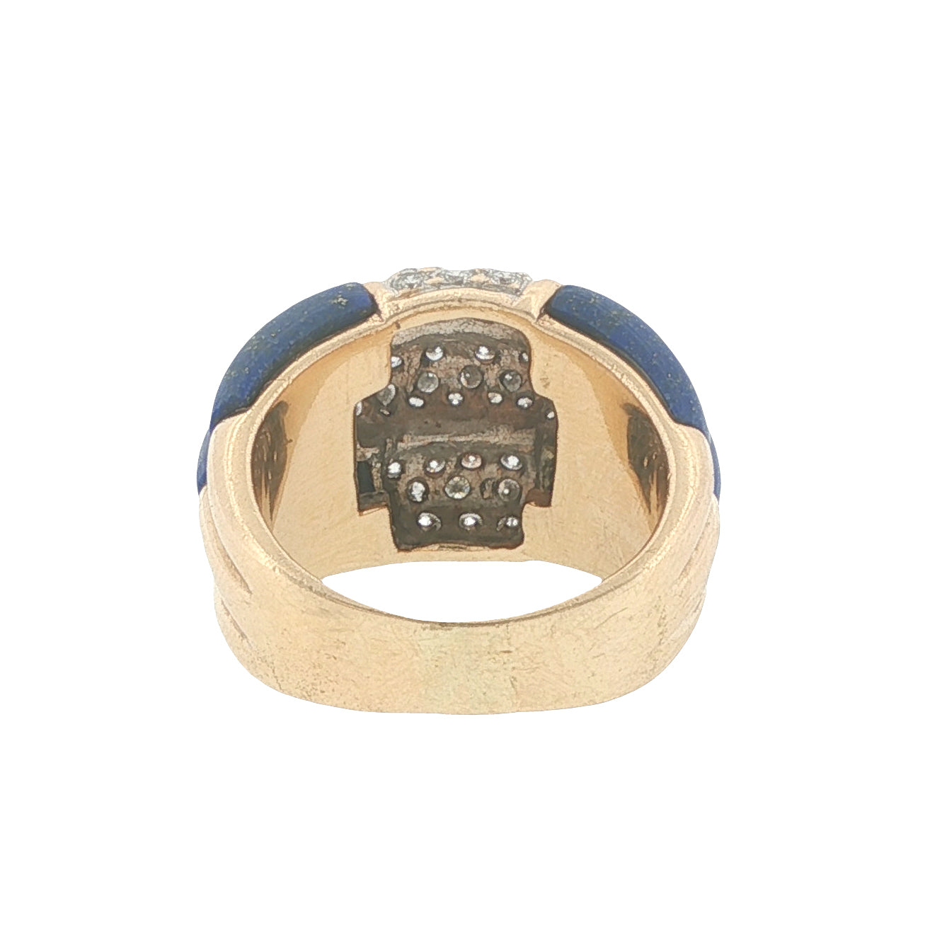 Estate Collection Lapis & Diamond Cocktail Ring