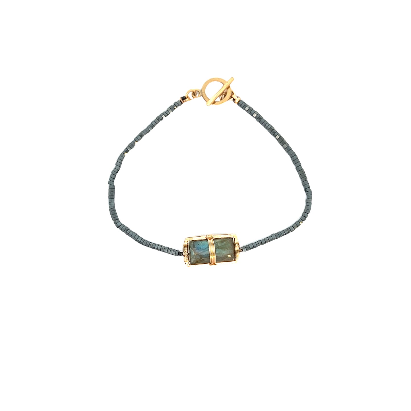 Dana Kellin Collection Hematite & Labradorite Bracelet