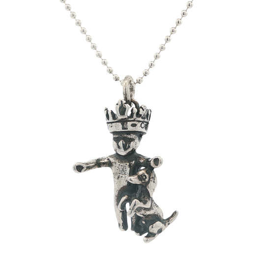 Molly McNamara Collection Puppy King Cake Baby Necklace