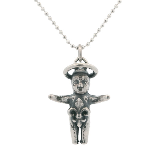 Molly McNamara Collection King Cake Baby Saint Necklace