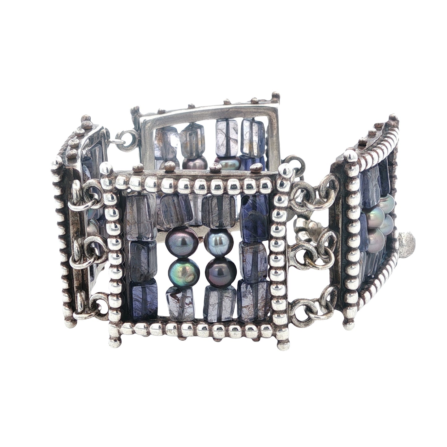 Molly McNamara Collection Iolite Tapestry Bracelet