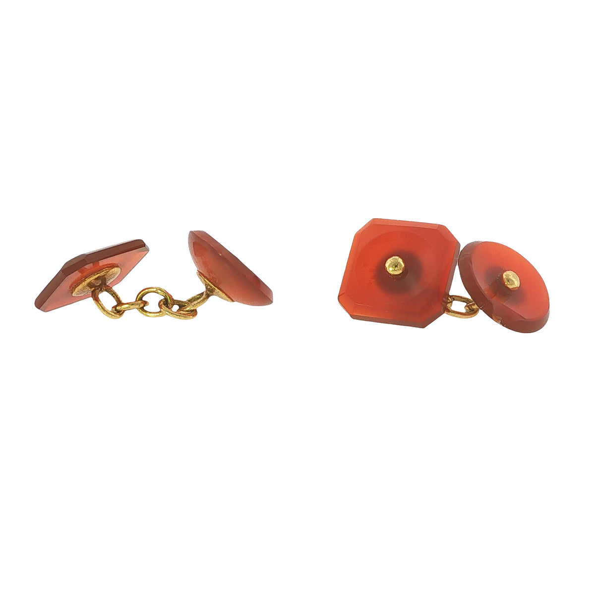 Estate Collection Antique Carnelian Cuff Links