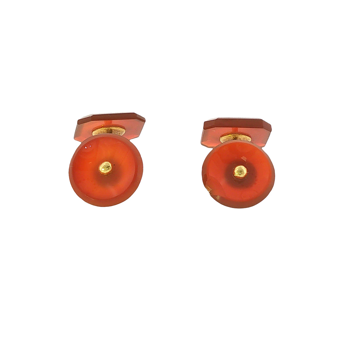 Estate Collection Antique Carnelian Cuff Links