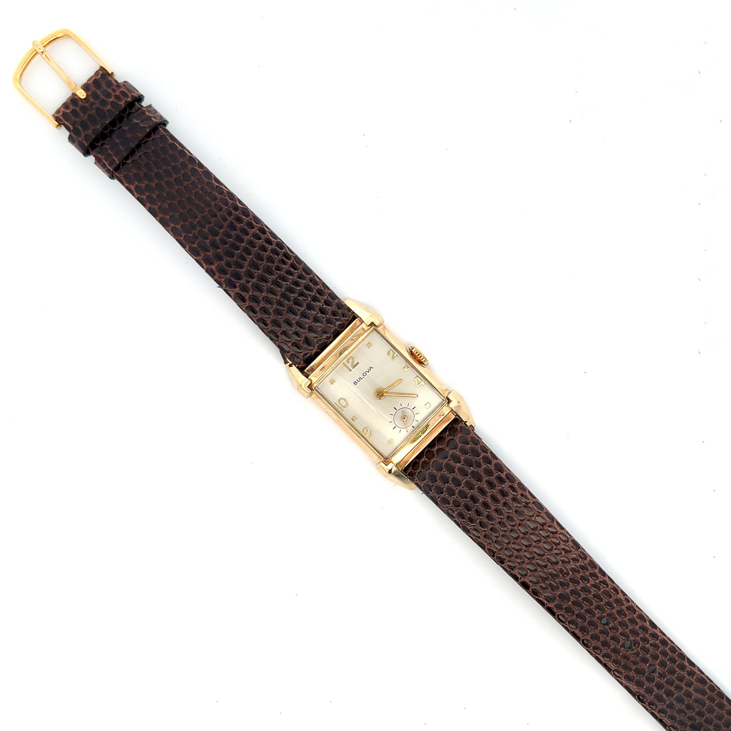 Vintage 1949 21mm Gold-Filled Bulova Watch