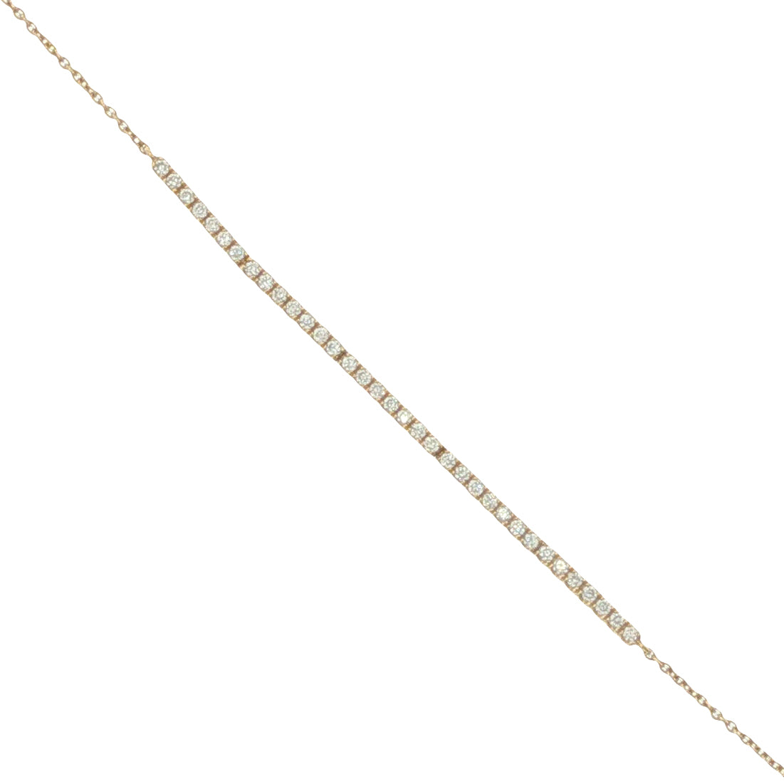 14K Yellow Gold Diamond Bracelet
