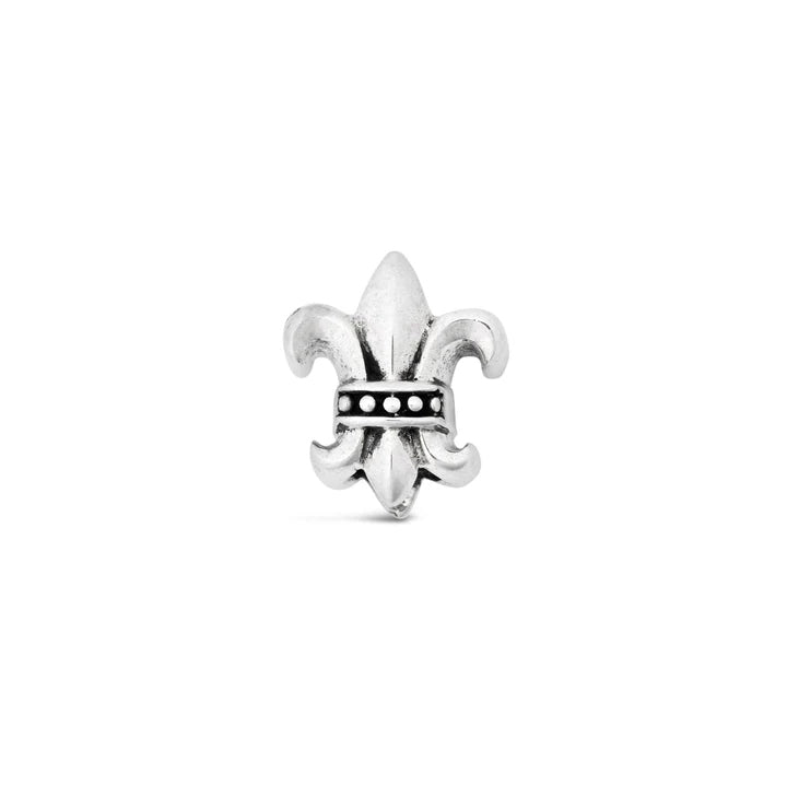 Cristy Cali Strength & Courage Fleur de Lis Vertical Couture Charm