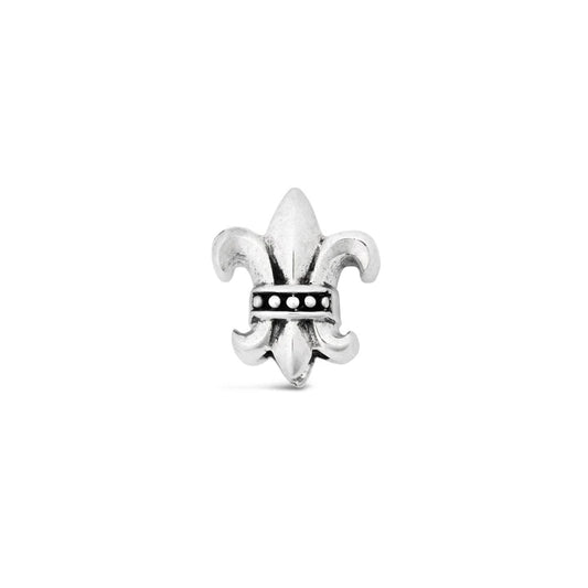 Cristy Cali Strength & Courage Fleur de Lis Vertical Couture Charm