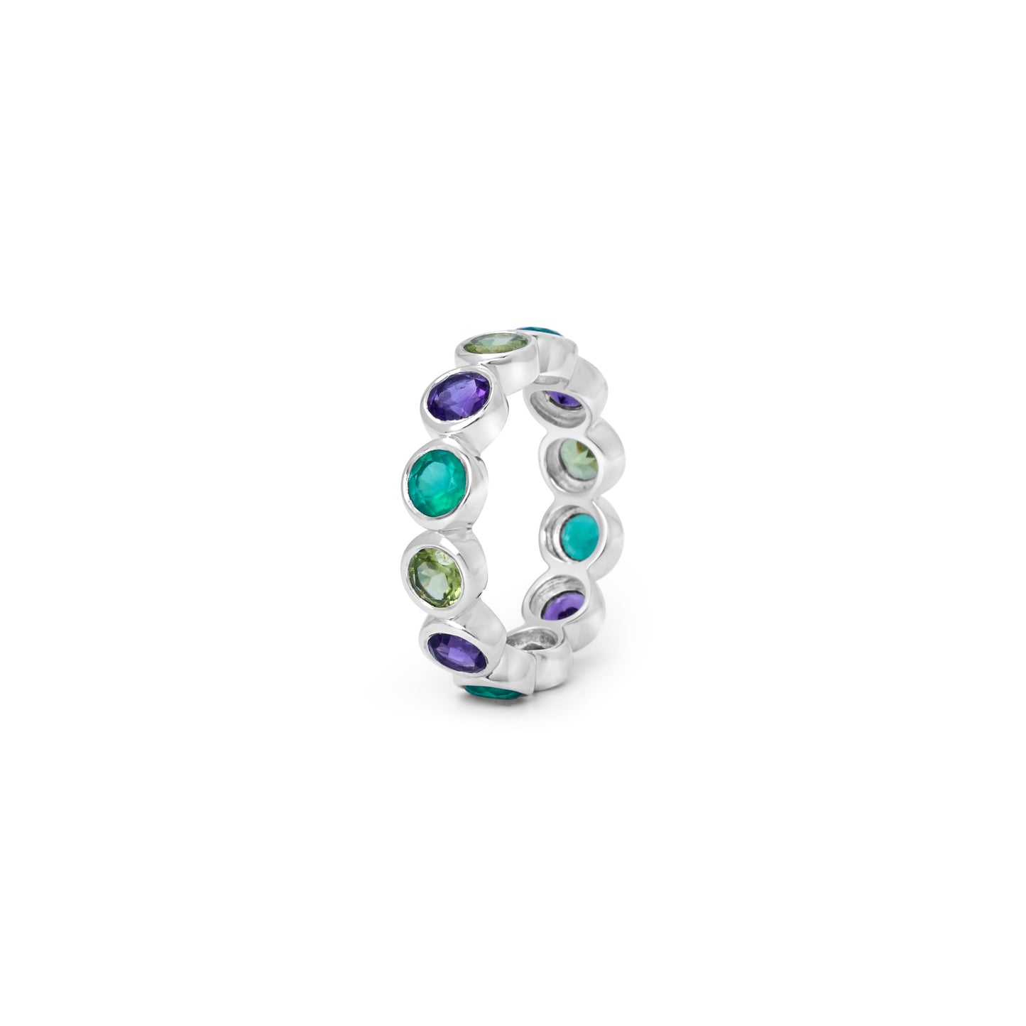 Cristy Cali Cosmic Carnival Semi-Precious Gemstone Sterling Silver Ring