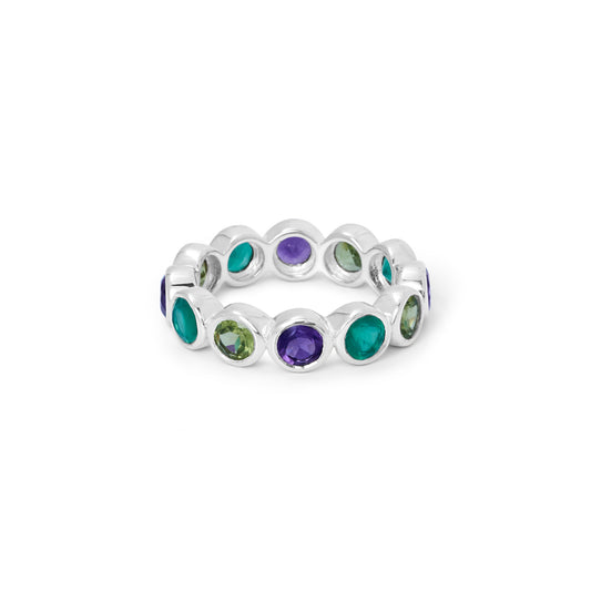 Cristy Cali Cosmic Carnival Semi-Precious Gemstone Sterling Silver Ring