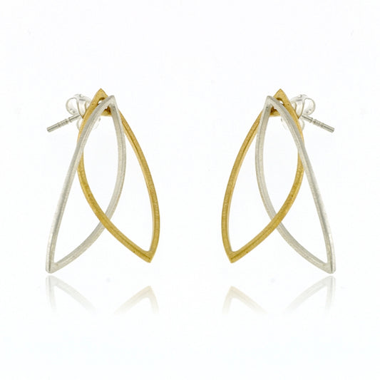 Mysterium Collection Vermeil Double Marquis Earrings