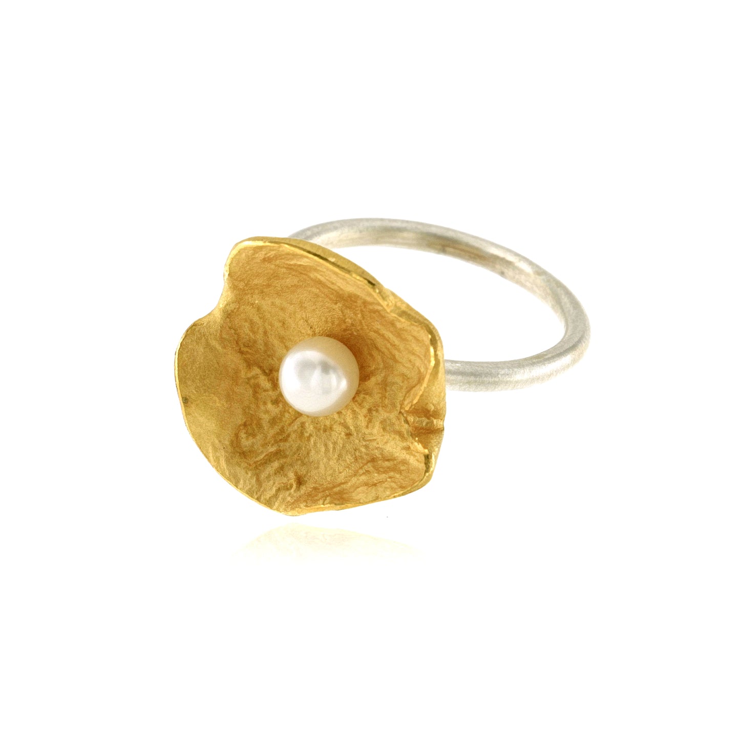 Mysterium Collection Vermeil Pearl Ring (lg)