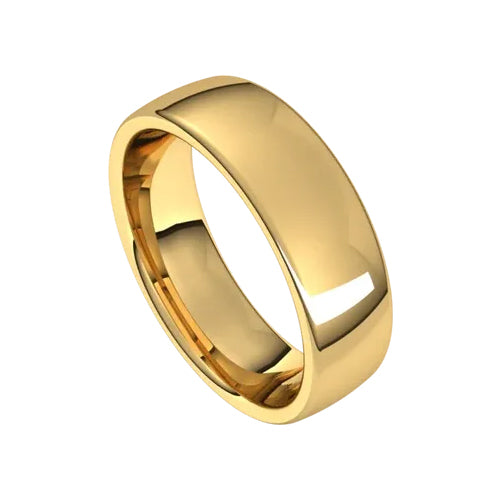 14k Yellow Gold 6mm European-Style Band