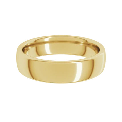 14k Yellow Gold 5mm European-Style Band