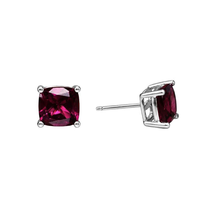 14K Rhodolite Garnet Earrings
