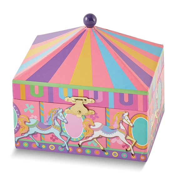 Children's Carousel Musical Jewelry Box