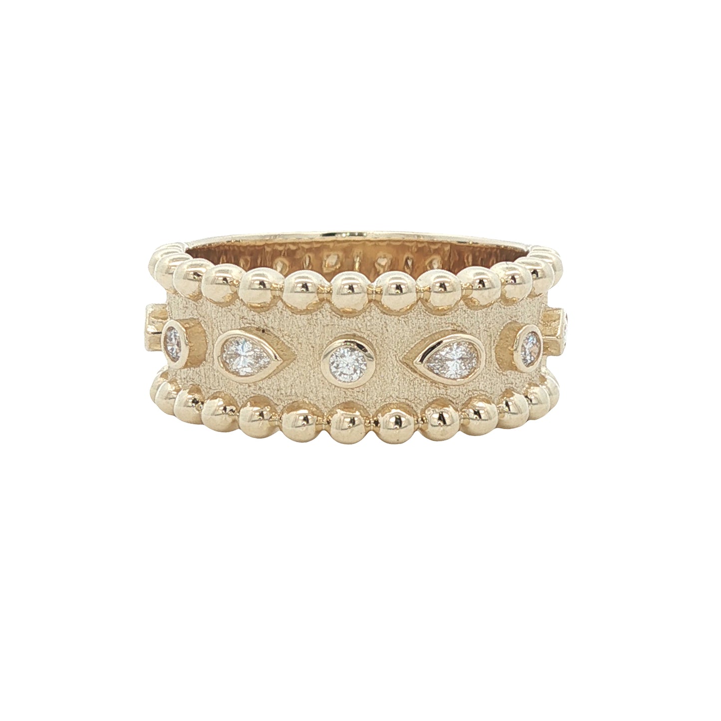 14K Yellow Gold 0.28CT Diamond Band