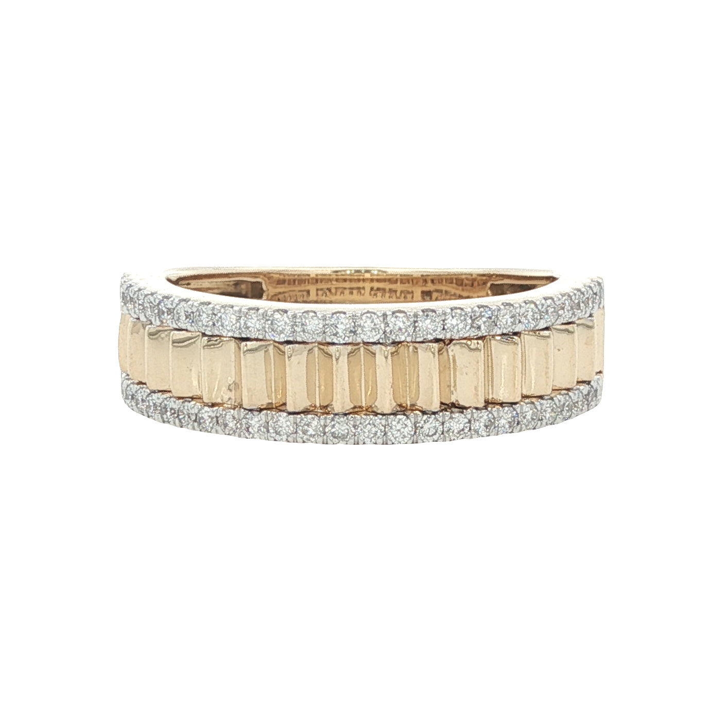 14K Yellow Gold 0.35CT Diamond Band